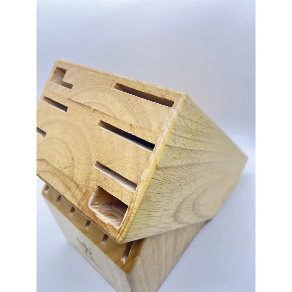 J.A. Henckles International 14-Slot Kitchen Knife Wood Block